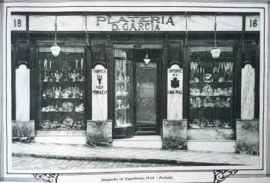 Plateria D. Garcia: saleroom at Esparteros, 16 and 18, Madrid