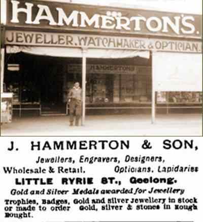 J. Hammerton & Son, Little Ryrie Street, Geelong, Australia: shop image