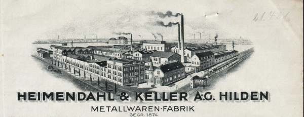 Heimendhal & Keller AG. - Hilden, Germany: factory image