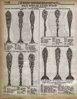 Hibbard, Spencer, Bartlett & Co, Chicago: sterling silver flatware in a 1918 catalog