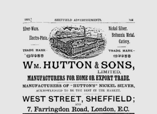 William Hutton & Sons Ltd, West Street, Sheffield factory image
