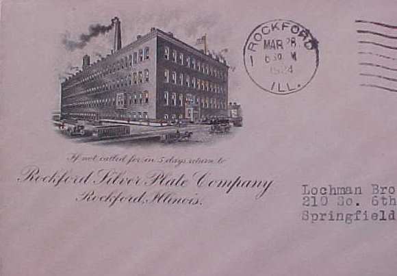 Rockford Silver Plate Company, Rockford, Ill.: c. 1924 factory image