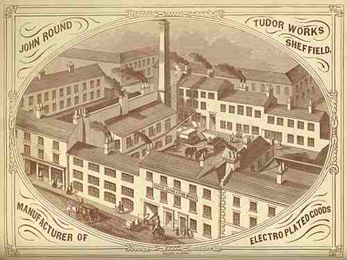 John Round, Tudor Works, Sheffield: factory image