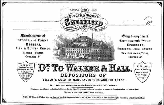 Walker & Hall, Howard Street & Eyre Street, Sheffield: factory image