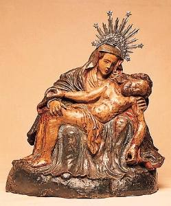 Our Lady of Mercy, 18th century: silver nimbus Our Lady of Mercy, 18th century: silver nimbus