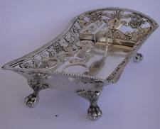 Snuffer and tray. Marks of Rio de Janeiro