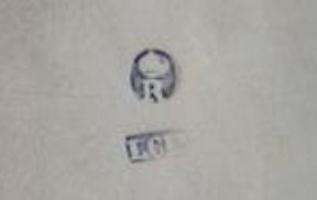 Snuffer and tray. Marks of Rio de Janeiro