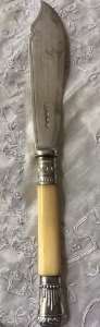 knife with ivorine handle