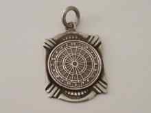 silver watch fob