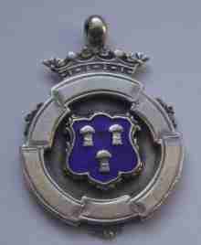silver watch fob