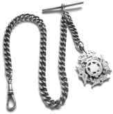 silver watch fob