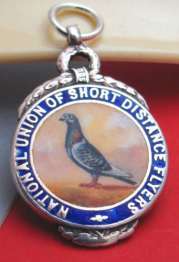 silver watch fob