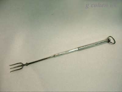 silver toasting fork