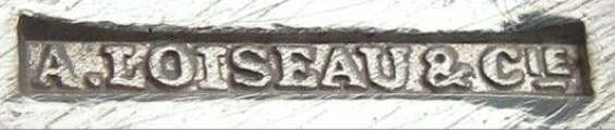 French silverplate maker: A.Loiseau & Cie