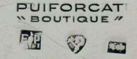 French silverplate maker: Puiforcat Emile (after 1983)