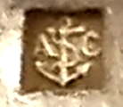 French silverplate maker: not identified AC