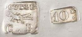 French silverplate maker: C. Balaine