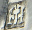 French silverplate maker:FF