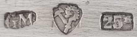 French silverplate maker not identified GM