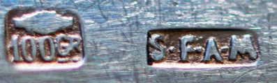 French silverplate maker: S.F.A.M.