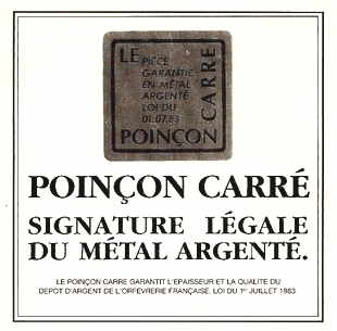 French silverplate mark: POINON CARR