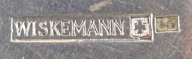 silverplate maker: Wiskemann, Bruxelles, Belgium