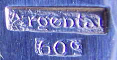 French silverplate maker: Socit Anonyme Argental
