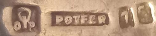 French silverplate maker: Orfvrerie Pot fer
