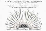 Kaltenbach Otto OKA Besteckfabrik - Nagold i. Wrttenberg