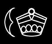 German  silver marks: Crescent and crown (Halbmond und Reichskrone)