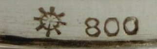 unidentified German silver maker