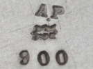 unidentified German silver maker: A.P and fish