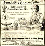 Berndorfer Metallwarenfabrik A. Krupp AG - Berndorf / sterreich: old advertisement