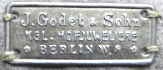 Godet Gebrder & Co - Berlin