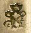poinon (G symbole proche du fleur de lys  et seconde lettre peu lisible, un P ?