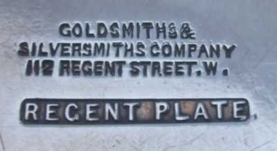 Goldsmiths & Silversmiths Co: silverplate mark