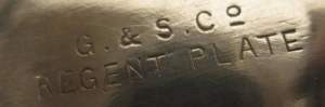 Goldsmiths & Silversmiths Co: silverplate mark