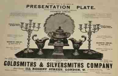 Goldsmiths & Silversmiths Co: 1901 advertisement