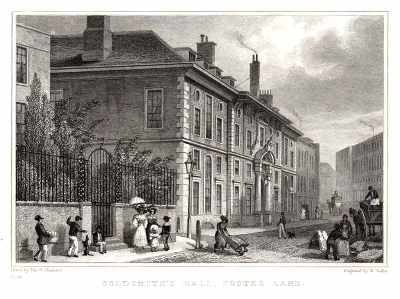 Ancient image of the Goldsmiths' Hall