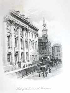 Ancient image of Ball at the Goldsmiths' Hall