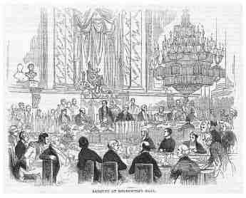 Ancient image of Banquet at Goldsmiths' Hall