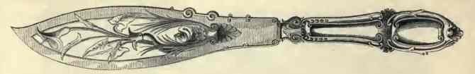 Thomas Prime & Son, Butter Knife presented at the 1851 Great Exhibition