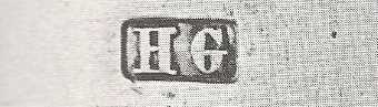 Henry Griffith, Birmingham hallmark, entered 1858