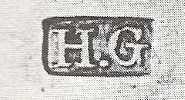 Henry Griffith, Birmingham hallmark, entered 1861