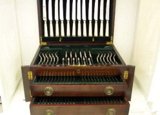 silver canteen: George Withing 1860