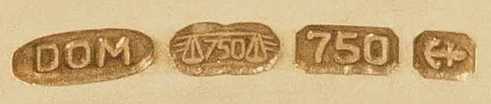 Common Control Marks on an item hallmarked in UK Common Control Marks on an item hallmarked in UK