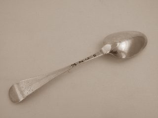 Hanoverian Double Drop pattern silver spoon