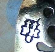 Sterling mark of Peter Harache II (unregistered) Sterling mark of Peter Harache II (unregistered)