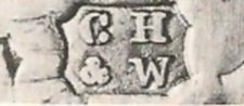 Chartwright, Hirons & Woodward, Birmingham mark entered in 1853