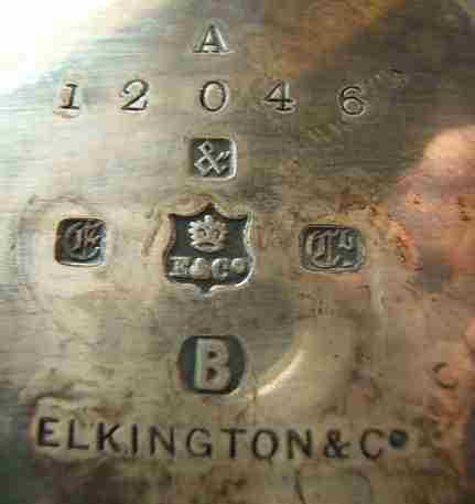 Plate identification silver marks Silver Plate